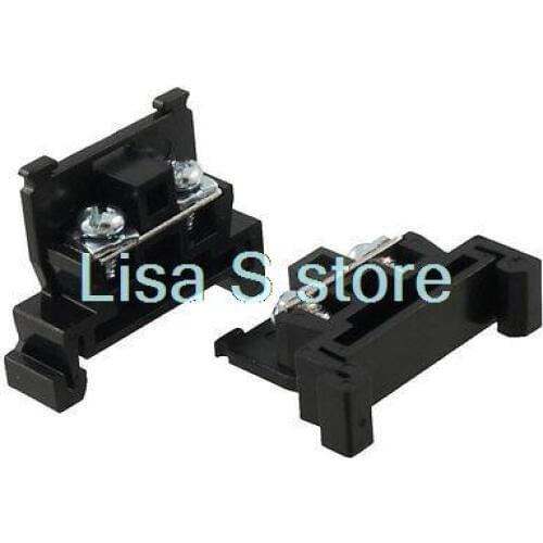 5 Pcs DIN Rail Mount Screw Terminal Block Wire Connector 600V 20A TBR-20A