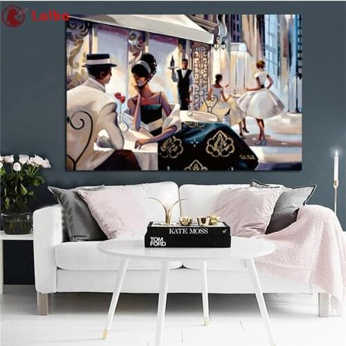 Diamond Embroidery Abstract art, urban, lovers 5D DIY Diamond Painting Diamond Mosaic needlework living room decor