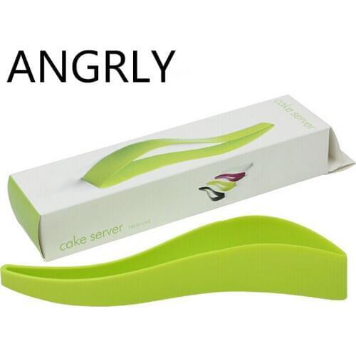 ANGRLY Portable Kitchen Gadget Cake Cutting Tools Pie Slicer Sheet Guide Cutter Bread Slice Cutter Cake Cutting Tools Candy