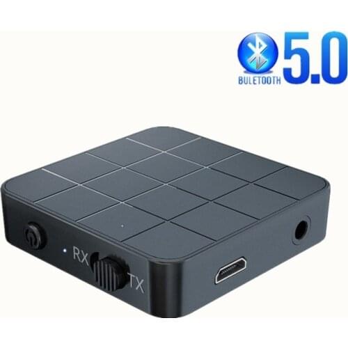 JTKE Bluetooth 5.0 Audio Receiver Transmitter 2 IN 1 RCA 3.5MM 3.5 AUX Jack USB Music Stereo Wireless Adapters For Car TV MP3 PC
