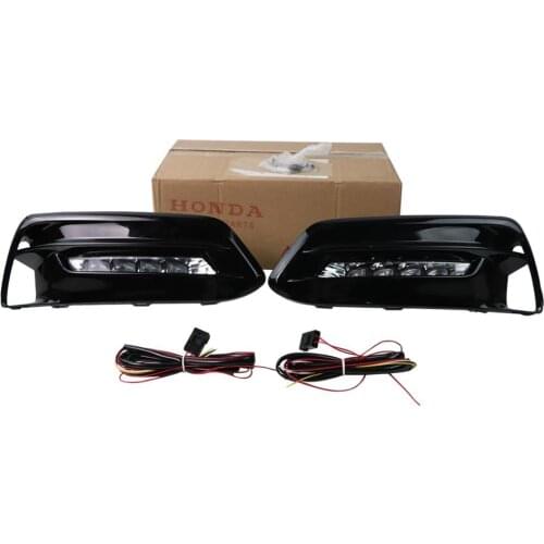 Car LED Driving Headlight For Honda Accord 2018 - 2020 With YELLOW AND Blue Light