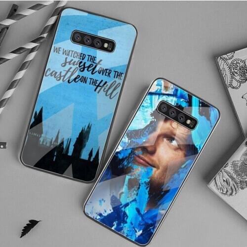 Ed Sheeran Phone Case Tempered Glass For Samsung S20 Plus S7 S8 S9 S10 Plus Note 8 9 10 Plus