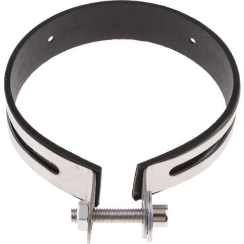 For 110mm Diameter Exhaust Pipe Motorcycle GP Exhaust Escape Pipe Muffler Holder Clamp Fixed Ring Support Bracket Fixed Circle