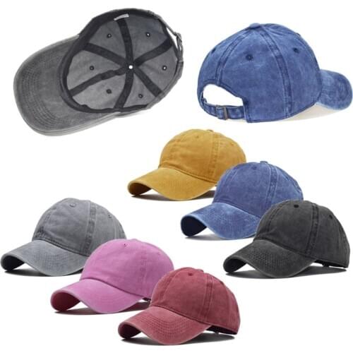 1PC Washed Cotton Children Baseball Cap With Spring Summer Hip Hop Boy Girl Baby Hats for 3 4 5 6 7 8 years old Wholesale