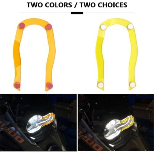For BMW R1200GS ADV R1250GS LC Adventure 2013 -2019 Motorcycle LED Lamp Daily Lamp Cover Discoloration Patch