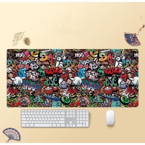 Gaming Mouse Pad Large Mouse Pad Gamer Big Mouse Mat For PC Computer Mousepad Non-skid Carpet Mause Pad Keyboard Desk Mat gift