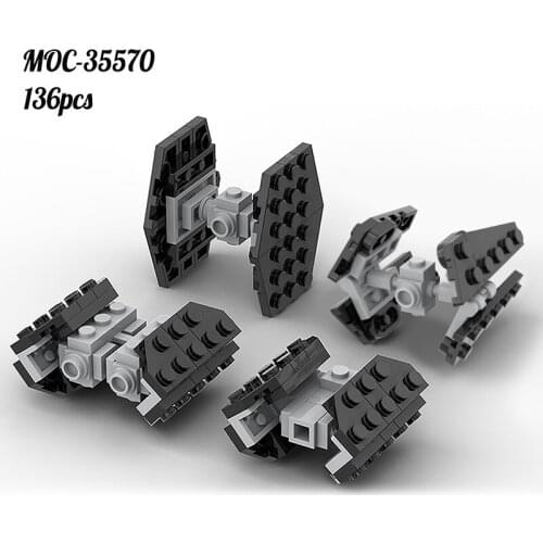 MOC Classic Empire Bricks Series Model Space Series Mini Titanium Warrior Creative Building Block Children Boys DIY Toys Gifts