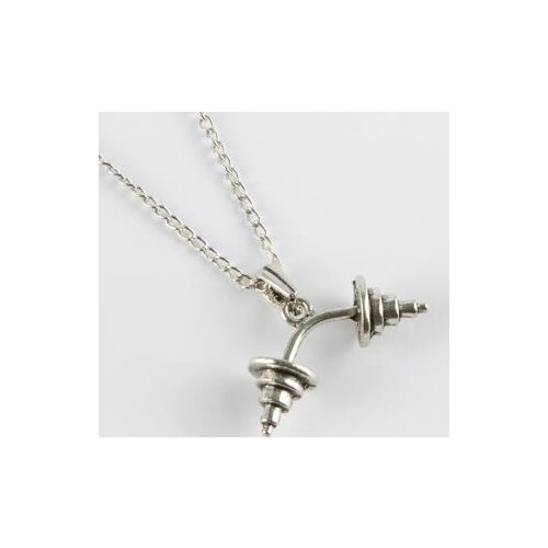 Dumbbell Figured Metal Male Necklace