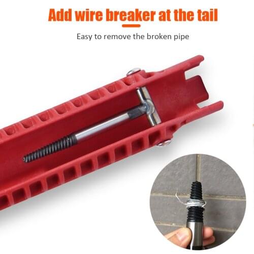 Multifunction Faucet Wrench Tool Bathroom Kitchen Plumbing Sink Installer For Toilet Bowl Sink Faucet Spanner Installer Tools