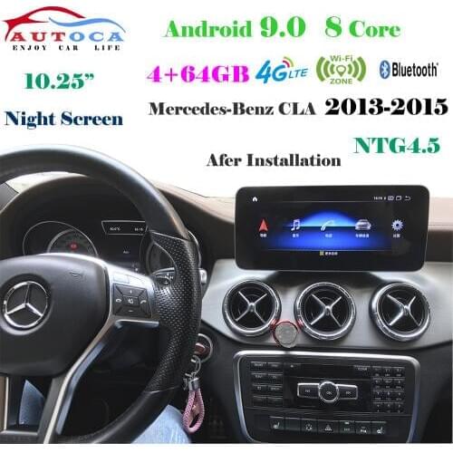 4G 10.25" Android Display For Mercede Benz GLA CLA X156 X117 C117 2013-2015 GPS Navigation Radio Stereo Dash Multimedia Player