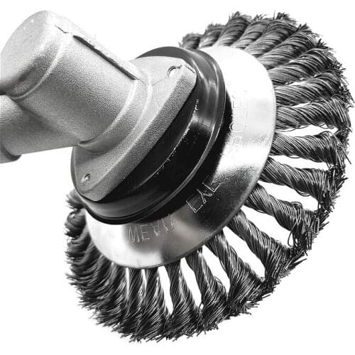 Grass Tray Plate for Lawnmower 8/6 inch Steel Wire Grass Trimmer Head Rounded Edge Weed Trimmer Head Grass Brush Removal