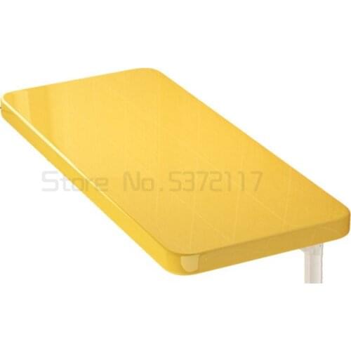 Non perforated wall hanging folding table dining table rectangular portable multifunctional learning table