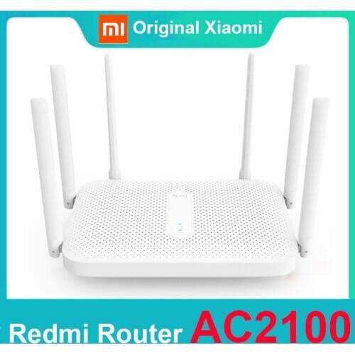 Original Xiaomi Redmi AC2100 Router 2.4G/5G 2033Mbps Dual-Band Wireless Wifi MI Repeater Smart Router 128M RAM Game accelerator