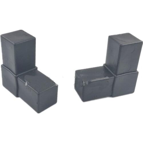 25x25 Square Tube Single Pass Corner Code Joint Plastic Pipe Connector