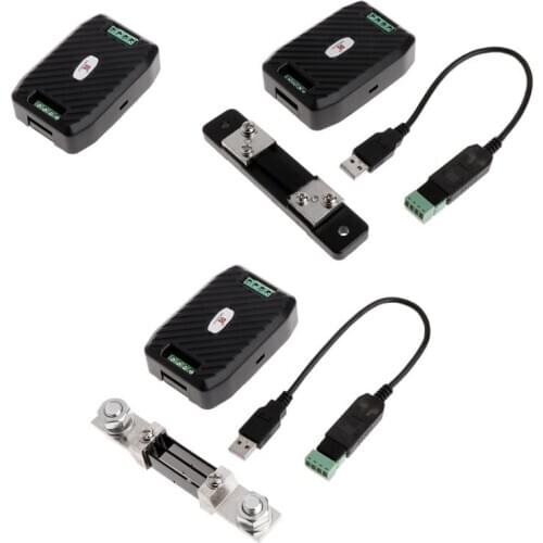 PZEM-017 DC Communication Box RS485 interface Modbus 0-300V 300A Shunt USB Cable
