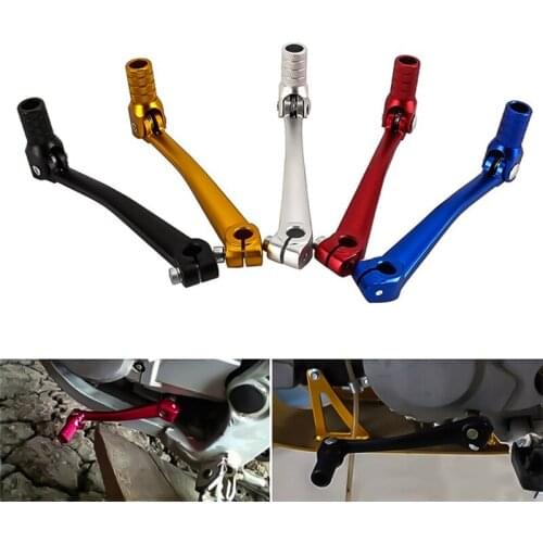 Motorcycle CNC Folding Aluminum Gear Shift Lever Gear Shift Lever Fit Motorcycle ATV Dirt Bike Pit Bikes Gear Lever