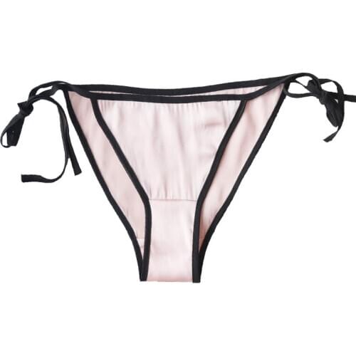 3piece/lot Ladies Thong Nature Silk Sexy Erotic Underwear Romantic Adult Head Strap Seamless Porn Low Waist Briefs For Love