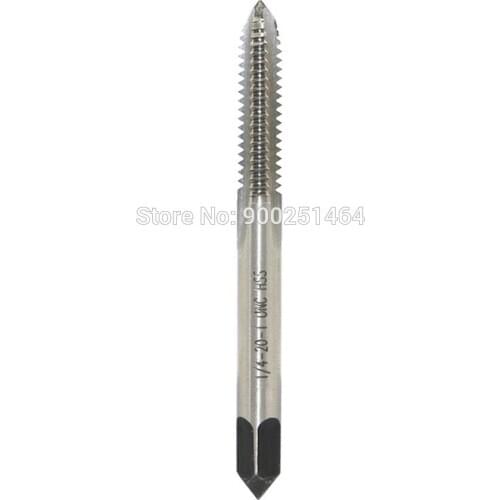 1/4-20 UNC High Speed Steel 3 Blade Straight Groove Tap