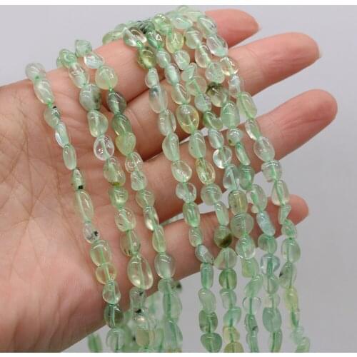 Green Grapes Beaded Natural Stone Semi-Precious Stones Beaded Hand-Carved Irregular Shape Beads For Jewelry Making Ms Gift 6-8mm