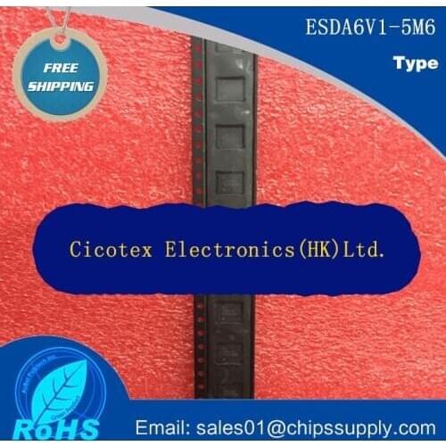 10pcs/lot ESDA6V1-5M6 QFN-6 TVS DIODE 3V 6UQFN