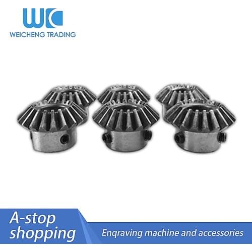 4pc 1Modulus 20/22 Teeth inner hole 6/7/8mm Gear Teeth Spiral Bevel Gears For Violent model Car Modification DIY