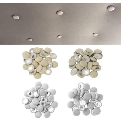 50x Car Roof Headliner Repair Rivets Installation Tool Kit Design for Car Roof Flannelette Fix for Interior Ceiling