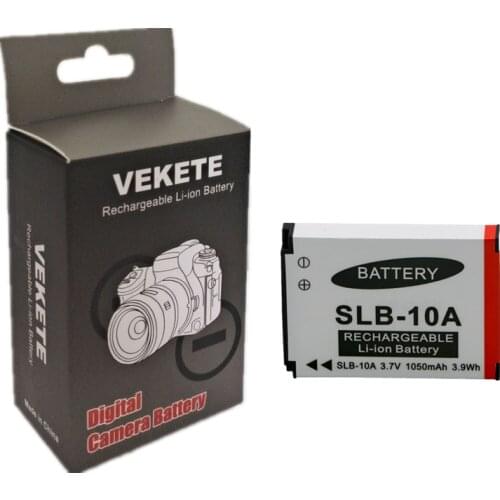 3.7V SLB-10A SLB10A SLB 10A Camera Battery for Samsung PL50 PL60 PL65 P800 SL820 WB150F WB250F WB350F WB750 WB800F WB500