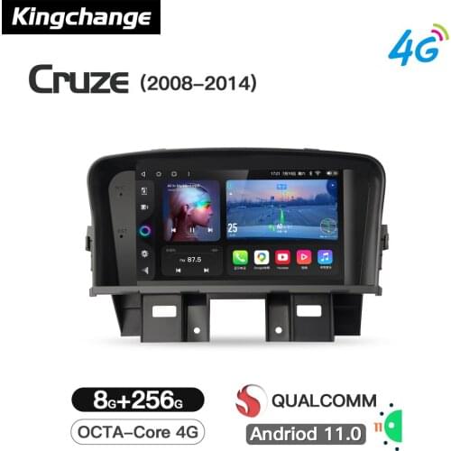 Kingchange Car Radio Multimedia Video Player Navigation GPS Android 11 For Chevrolet Cruze 2008-2014 Stereo Quad Core Wifi