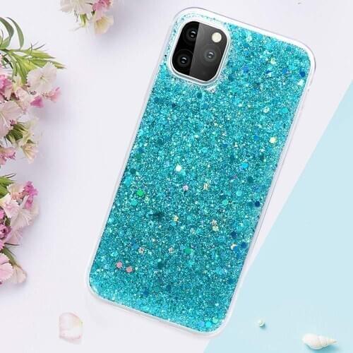Glitter Case For iphone 11 Pro X XR XS MAX Quicksand Liquid Silicone Soft Cover 5 5s SE 6s 6 7 8 Plus Coque Funda