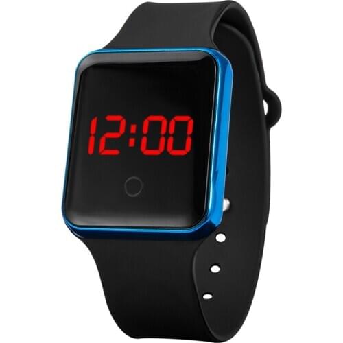 Mens Digital Watches Sports Casual Led Electronic Square Dial Bracelet Kids Watch Boys Wristwatch Women Men Unisex Reloj Hombre