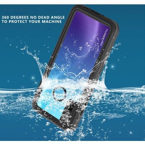 For Huawei P30 Pro P30 Lite Deep Waterproof Case Four Defenses Anti-drop Protective Shell Snowproof Diving Phone Cover