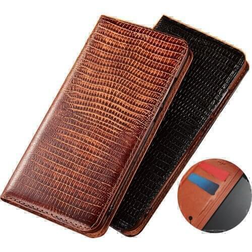 Real Leather Magnetic Phone Case Credit Card Pocket For OPPO Realme GT 5G Phone Bag For OPPO Realme Narzo 30 5G Flip Case Cover