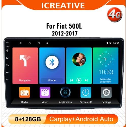 9 Inch 2 Din Android Car Multimedia player Navigation GPS For Fiat 500L 2012 2013 2014 2015 2016 2017 Head Unit Car Stereo