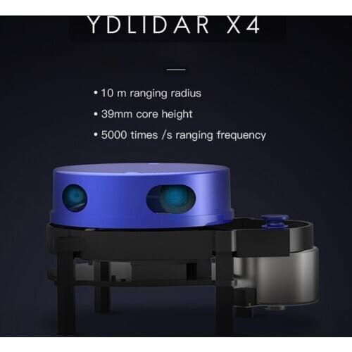 YDLIDAR X4 360° Laser Range Scanner Laser Radar Scanner Sensor Module 10m for ROS 3D Reconstruction