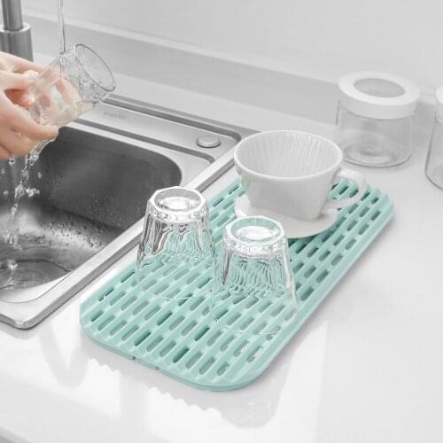 Multifunctional hollow drain tray plastic tea tray rectangular shelf for household fruit tray