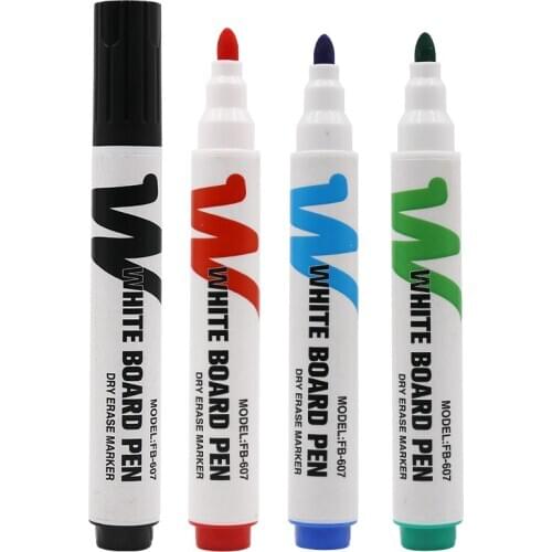 Low Odor Dry Erase Marker Set , Fine Tip Dry Erase Markers, Assorted Colors, 10PCS/Set