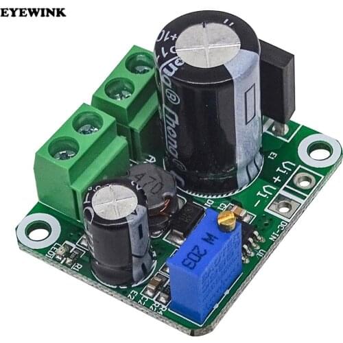 Low voltage AC-DC 1.5A step-down power module adjustable regulated power supply with rectification and filtering