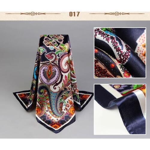 Dot New Arrival Elegant Women Fashion Hijab Under Head Scarf Square Silk Shawl Scarves All Match Wholesale FZS45 Drop Shipping
