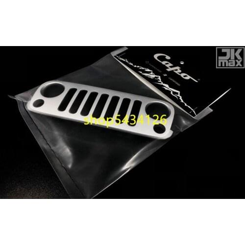 Rc Car JKMAX Body Shell Face Original Metal Grille For Car Capo JK Wrangler 4X4 Buggy Truck Part