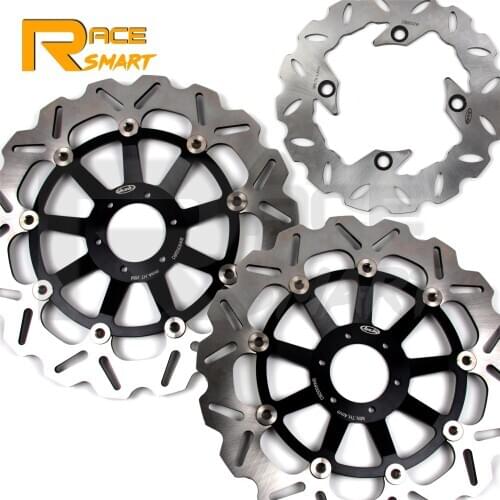 Front Rear Brake Disc Rotor For HONDA CBR900RR 1994-1997 Motorcycle CNC Floating Brake Disk CBR900 RR CBR 900RR 1995 1996 Black