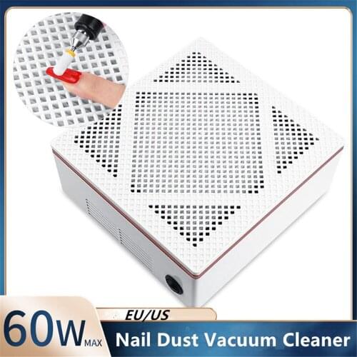 Nail Dust Collector 80w Dust Collector for Nails Vacuum Nail Dust Extractor Manicure Dust Collector Vacuum Cleaner for Manicure