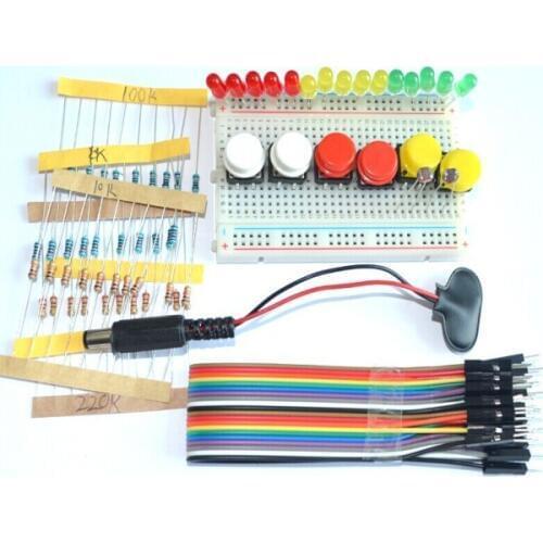 Smarian Starter Kit for UNO R3 mini Breadboard LED jumper wire button for Arduino Diy RC Toy Kit rpi raspberry pi orange pie kit