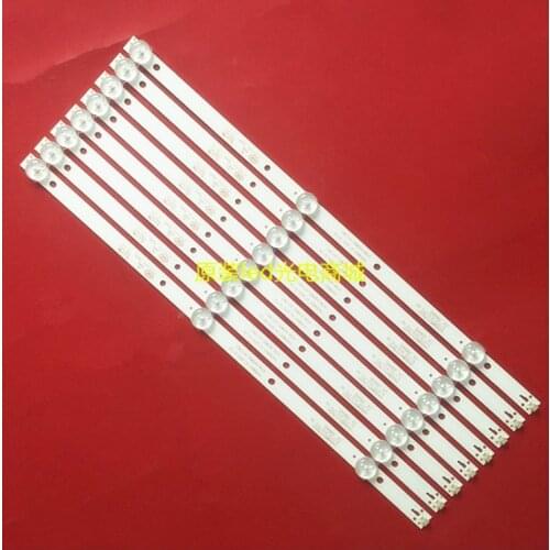 8 PCS/lot LED backlight strip for 43PFT4002 43DL4012N 43HFF5952 L43E6800 K430WDK3 K430WDC1 A1 A3 4708-K43WDC-A3113N11 A1113N11