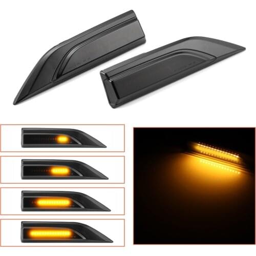 LED Dynamic Side Markers Turn Signal Indicator Blinkers Light For VW Transporter T6 2015-up OEM# 7E0949101A, 7E0949102A(T6)