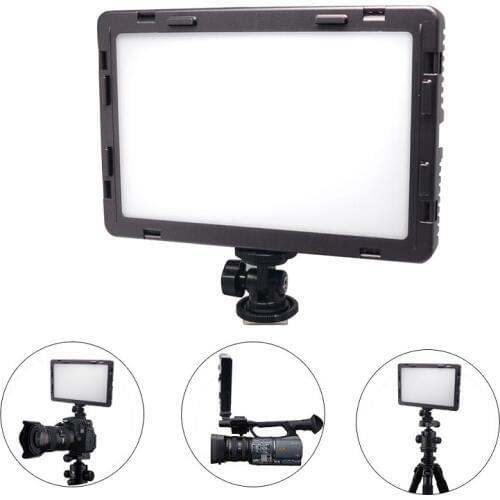 Mcoplus Air-1000B LED Video Light Ultra thin LCD Bi-Color & Dimmable Studio LED Light Lamp 1000LM Lumen for Canon Nikon Panason