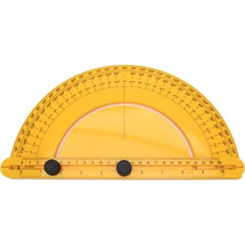 Protractor And Angle Finder Woodworking Measurement Tool 180 degree Woodworking Angle Ruler Plastic Protractor Measuring Tool