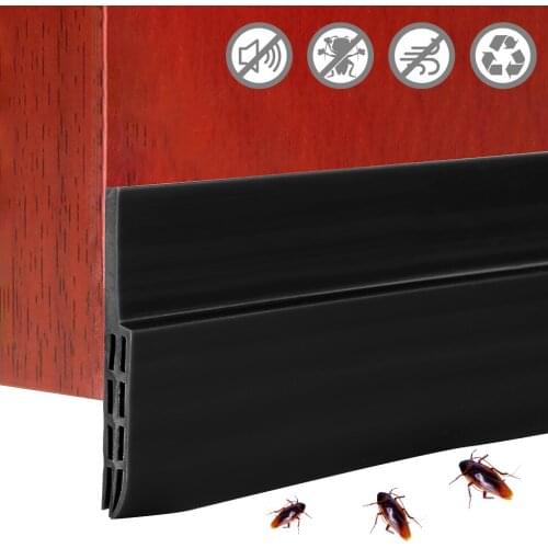 Under Door Seal Strip Weather Stripping Insect Prevent Wind Blocker Noise Stopper Window Bottom Guard Door Insulation Strip