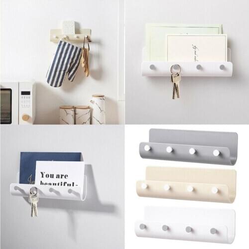 Key Hanger Holder Storage Wall Hook Rack Organizer Mount Home Door Room Bathroom