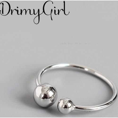 Punk Vintage Beads Ball Ring For Women Men Adjustable Size Geometric Rings Exquisite Creative Jewelry Wholesale