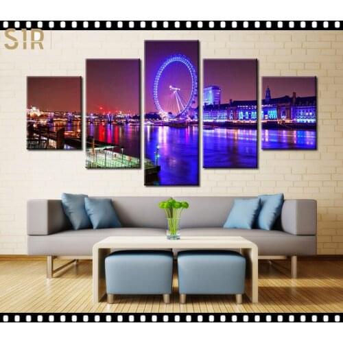 World Famous Architecture Beauty HD Five Wall Painting Decorative Painting Anime Posters Wall Decor Anime Decor Room Decor